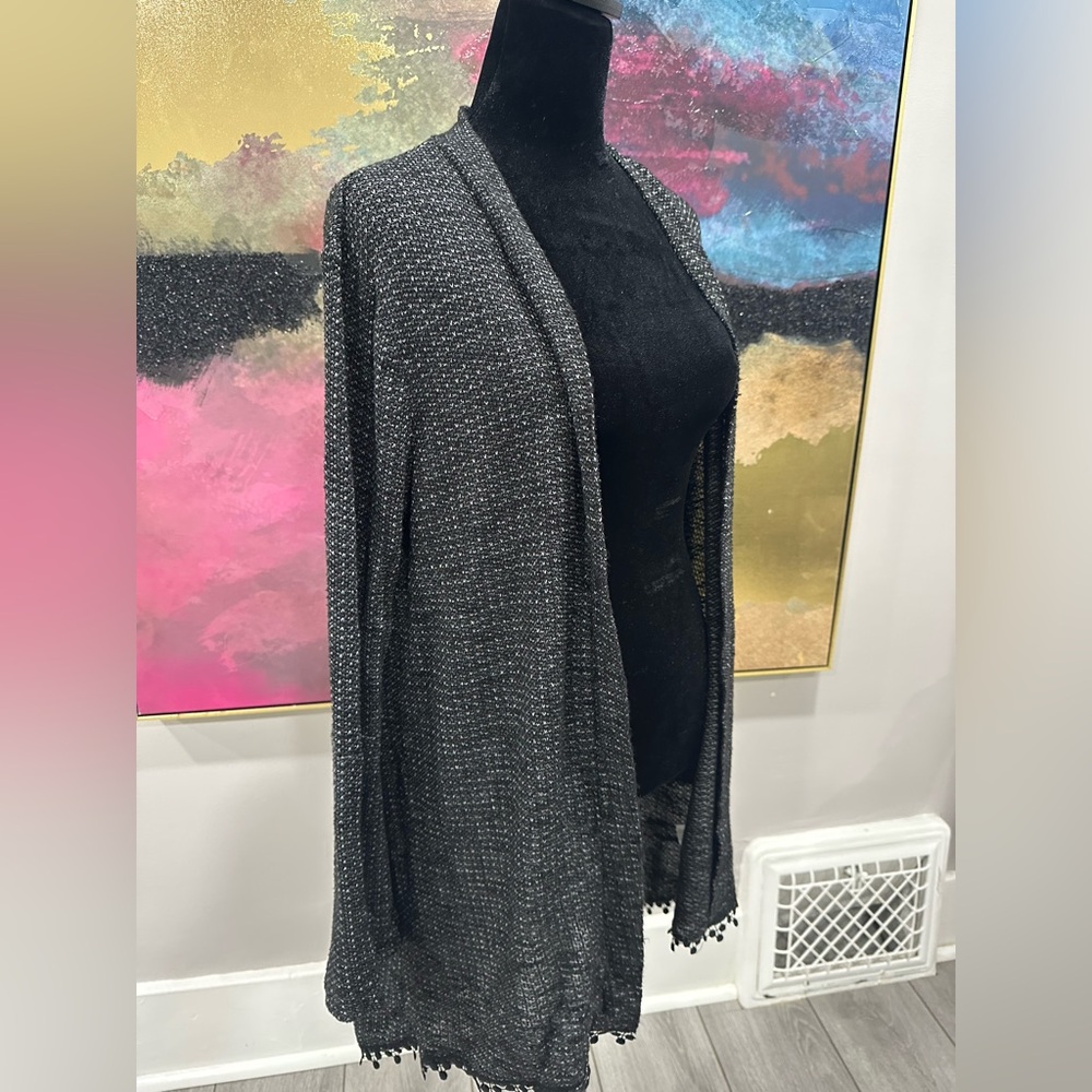 Wallflower Charcoal Gray Women's Cardigan